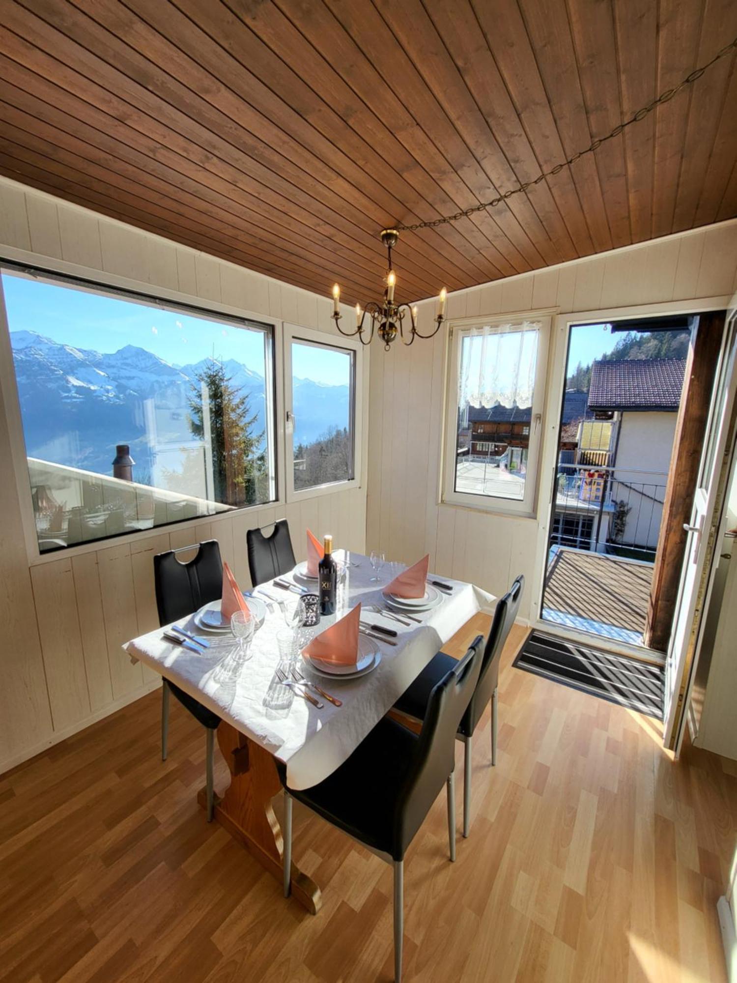 Chalet Lilo 4 Zimmer Big View Beatenberg Εξωτερικό φωτογραφία