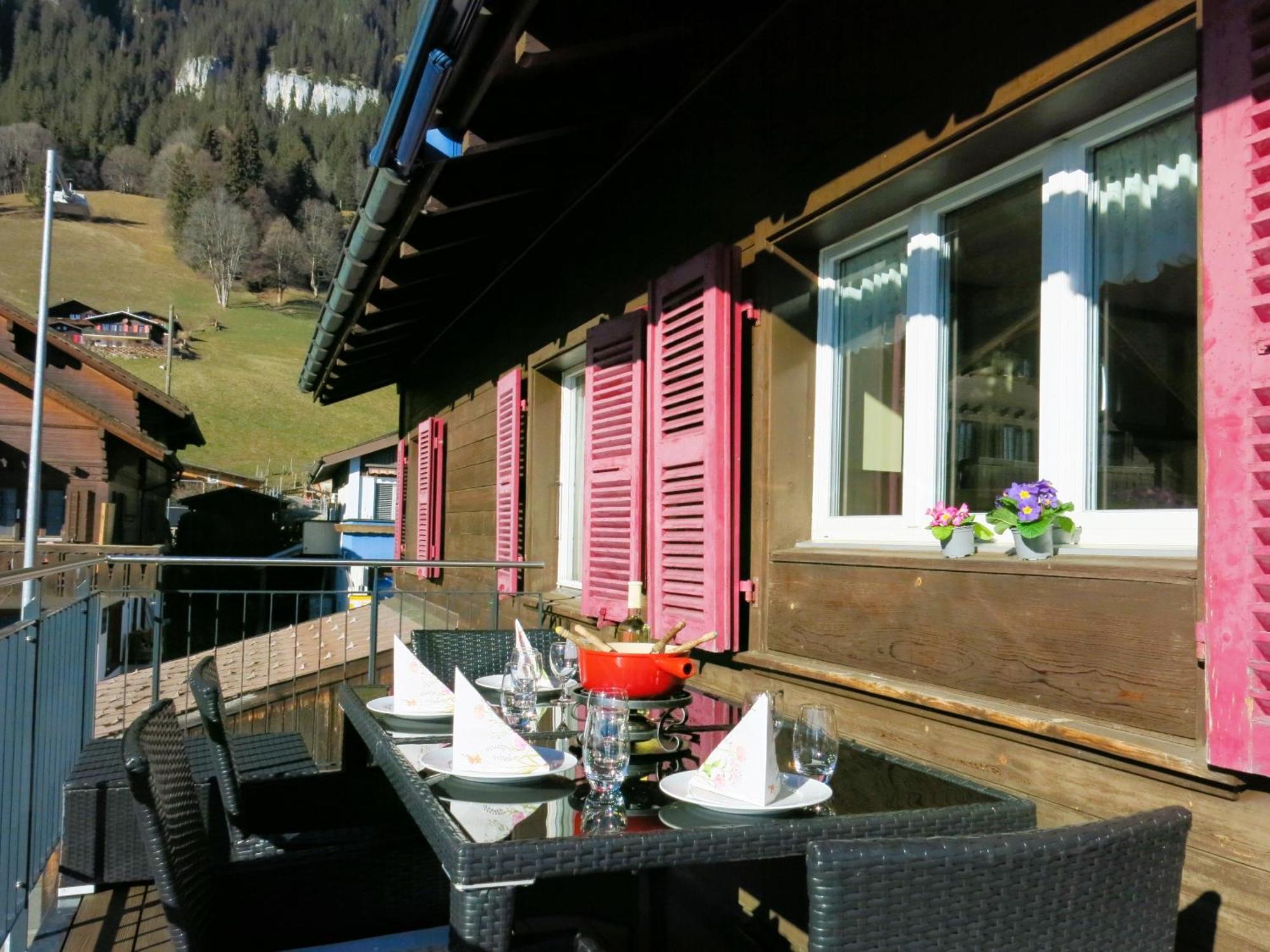Chalet Lilo 4 Zimmer Big View Beatenberg Εξωτερικό φωτογραφία