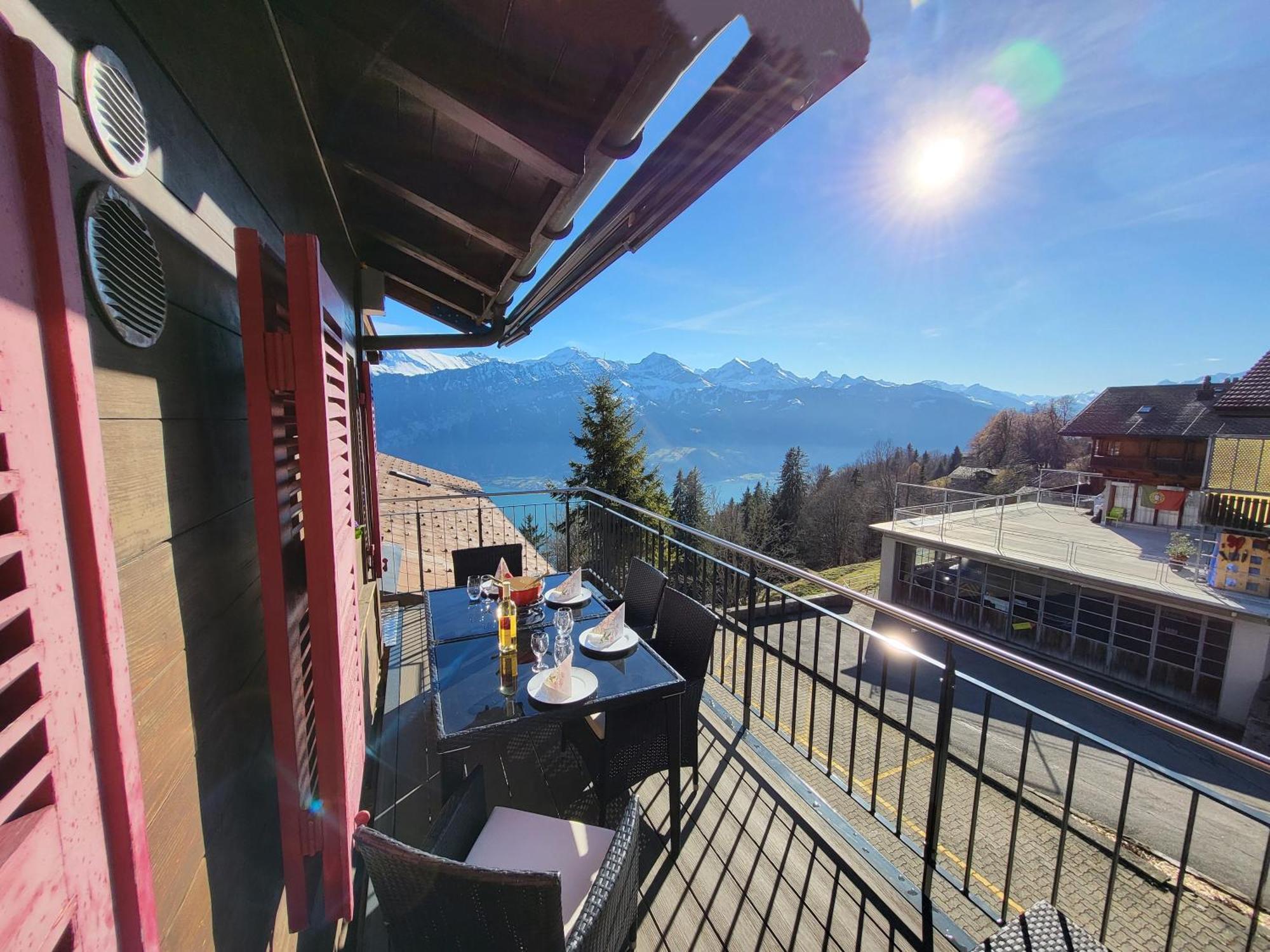 Chalet Lilo 4 Zimmer Big View Beatenberg Εξωτερικό φωτογραφία